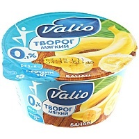 Творог мягкий Valio с бананом 0,1% 140г