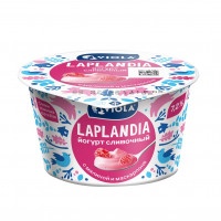 Йогурт Viola Laplandia Малина-маскарпоне 7.2%, 180г БЗМЖ