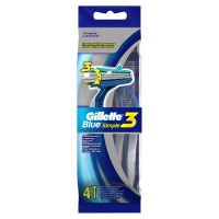 Станки Gillette Blue Simple3 для бритья одноразовые, 4 шт