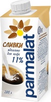 Сливки Parmalat 11%, 0,2 л