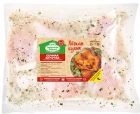 Бедро Здоровая Ферма куриное в маринаде, охлажденное, цена за кг