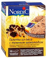 Галеты Nordic овсяные с темным шоколадом 300г