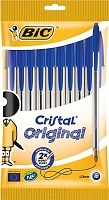 Ручка шариковая Bic Cristal синяя 10шт