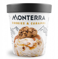 Мороженое Печенье с карамелью Monterra, 480 мл, БЗМЖ