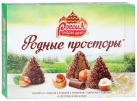 Шоколадный набор Россия Щедрая Душа Родные просторы с фундуком 200г