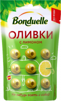 Оливки-снэк Bonduelle с лимоном 70г