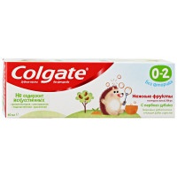 Зубная паста детская Colgate 0-2 Нежные фрукты без фторида 60мл
