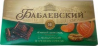 Шоколад Бабаевский мандарин и грецкий орех 100г