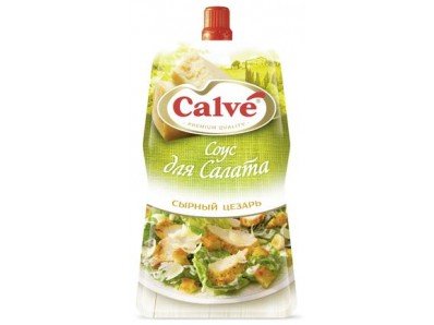 Соусы CALVE Сырный для салата Цезарь, 245г, в упаковке 2 шт.