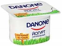 Йогурт Danone Натуральный густой 3,3%, 110г