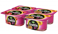 Йогуртный продукт Fruttis C вишней/с маракуйей и персиком 8%, 115г 