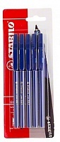 Ручка Stabilo Liner шариковая синяя 5шт
