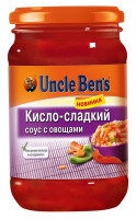 Соус Uncle Ben's кисло-сладкий с овощами 210г