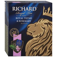 Чай Richard Royal Thyme&Rosemary черный с чабрецом и розмарином 100х2г