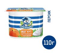 Йогурт Простоквашино персик 2.9%, 110г