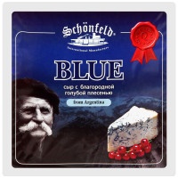 Сыр мягкий Schonfeld Blue с благородной голубой плесенью 54% 100г