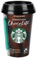 Напиток Starbucks signature chocolate молочный со вкусом шоколада 2,5%, 220мл