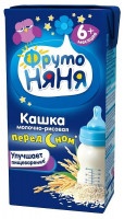 Кашка ФрутоНяня молочно-рисовая 6,9%, 200 гр
