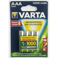 Аккумуляторные батареи Varta 1000 ААА 4шт