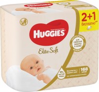 Влажные салфетки Huggies Elite Soft, 168 шт