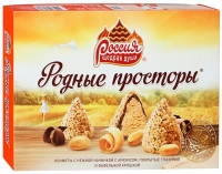 Набор конфет Россия Родные просторы шоколадные, 125г