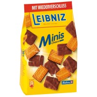 Печенье Leibniz с шоколадом, 100г