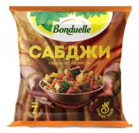 Пряные овощи Bonduelle по-индийски Сабджи Блюда готовые быстрозамороженные, 400г