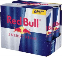 Энергетический напиток Red Bull Six Pack, 6 шт по 250 мл