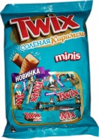 Шоколад Twix Minis Соленая карамель 184г