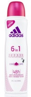 Дезодорант женский Adidas Action 6 в 1 спрей, 150 мл