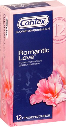 Презервативы Contex Romantic Love ароматизированные для романтического удовольствия 12 шт
