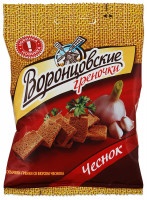 Сухарики Воронцовские ржаные со вкусом чеснока 60г