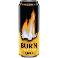 Энергетический напиток Burn Темная энергия 449 мл