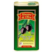Масло Maestro de Oliva оливковое EV ,1л, ж/б