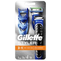 Стайлер Gillette Fusion с бритвенной насадкой ProGlide Power,3 насадки для моделирования бороды/усов