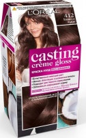 Краска для волос L'Oreal Paris Casting Creme Gloss тон412 180мл