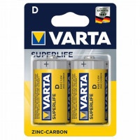 Батарейки Varta солевые SuperLife D 2шт