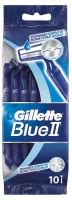 Станки Gillette Blue II Plus для бритья одноразовые, 10 шт