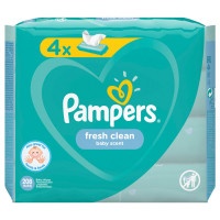Салфетки Pampers детские влажные Fresh Clean 208шт