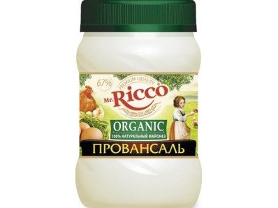 Майонез Mr.Ricco Organic  67%, 760мл