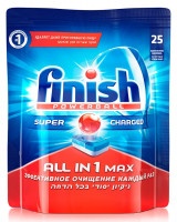 Средство Finish All-in-1 Max для посудомоечных машин, 25 шт