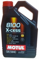 Масло Motul 8100 X-cess 5W-40 моторное синтетическое 4л