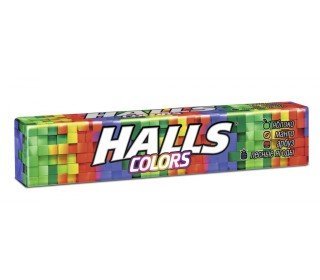 Леденцы Halls Colors 33г