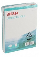 Пленка Sigma для ламинирования 3 слоя А6, 80мкм, 100шт