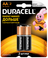 Батарейки Duracell AA Basic 2шт