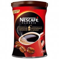 Кофе Nescafe Classic натуральный растворимый 230г