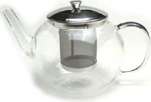 Чайник заварочный KUKINA RAFFINATA Конус 1л с ситечком стекло