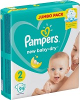 Подгузники Pampers Jumbo New Baby-Dry 4-8кг 94шт