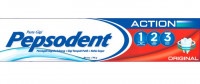 Зубная паста Pepsodent Action 123 тройная защита 75 г