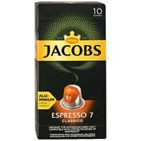 Капсулы Jacobs Espresso 7 Classico молотый 10 штук по 5.2г